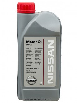 Масло моторное  0W-20  NISSAN SL/CF A5/B5 Synthetic (1л)