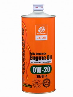 Масло моторное  0W-20  AUTOBACS ENGINE OIL API SN ILSAC GF-5 SYNTHETIC (1л)