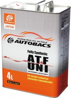 Жидкость трансмиссионная   AUTOBACS ATF UNI Fully Synthetic  (4л)