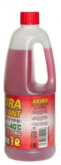 Антифриз готовый  AKIRA Coolant -40°C красный (1л)
