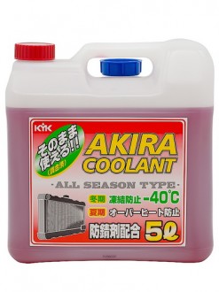 Антифриз готовый  AKIRA Coolant -40°C красный (5л)