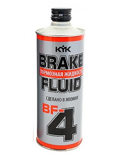 Жидкость тормозная DOT-4 KYK BRAKE FLUID BF-4 (0,5л)